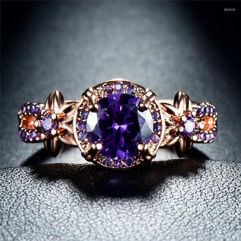 Wedding Rings Rainbow Zircon Round Stone Ring Multicolor Birthstone Star Flower Rose Gold Color For Women Mother's Day Gift
Wedding Rings Rainbow Zircon Round Stone Ring Multicolor Birthstone Star Flower Rose Gold Color For Women Mother's Day Gift