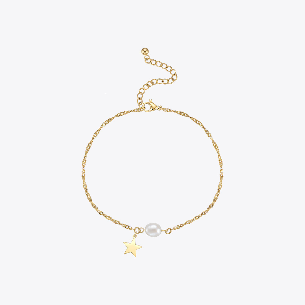 Anklets ENFASHION Natural Pearl Star For Women Gold Color Fashion Jewelry Stainless Steel Anklet Bijoux Femme Party A215001 230216
Anklets ENFASHION Natural Pearl Star For Women Gold Color Fashion Jewelry Stainless Steel Anklet Bijoux Femme Party A215001 230216