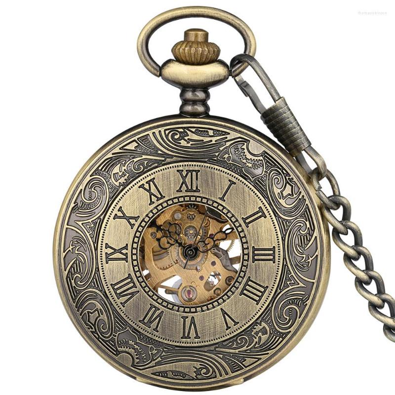 Pocket Watches Antique Roman Number Hollow Skeleton Retro Mechanical Watch FOB Chain Clock Men's Hand Winding Art Collectibles, Picture shown
Pocket Watches Antique Roman Number Hollow Skeleton Retro Mechanical Watch FOB Chain Clock Men's Hand Winding Art Collectibles, Picture shown