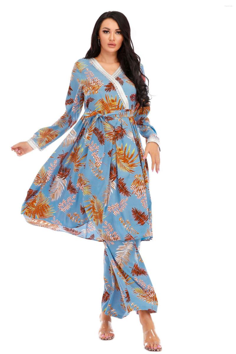 Ethnic Clothing Style Loose Pleated Fresh And Fashionable Dubai Turkish Muslim Fashion Clothes Lslamic Two-Piece Suit
Ethnic Clothing Style Loose Pleated Fresh And Fashionable Dubai Turkish Muslim Fashion Clothes Lslamic Two-Piece Suit
