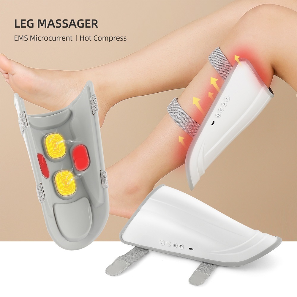 Leg Massagers EMS Microcurrent Slimming Massager Compress Therapy Kneading Calf Muscle Relaxation Machine Varicose Veins Physiotherapy 230217, White
Leg Massagers EMS Microcurrent Slimming Massager Compress Therapy Kneading Calf Muscle Relaxation Machine Varicose Veins Physiotherapy 230217, White