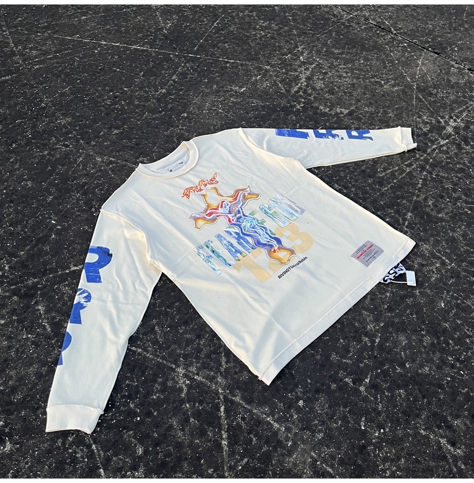 Mens Hoodies Sweatshirts TMTB Spring Autumn RRR123 Men Women TShirt Quality RRR 123 Oversized Crewneck Brushed Hoodie 230216