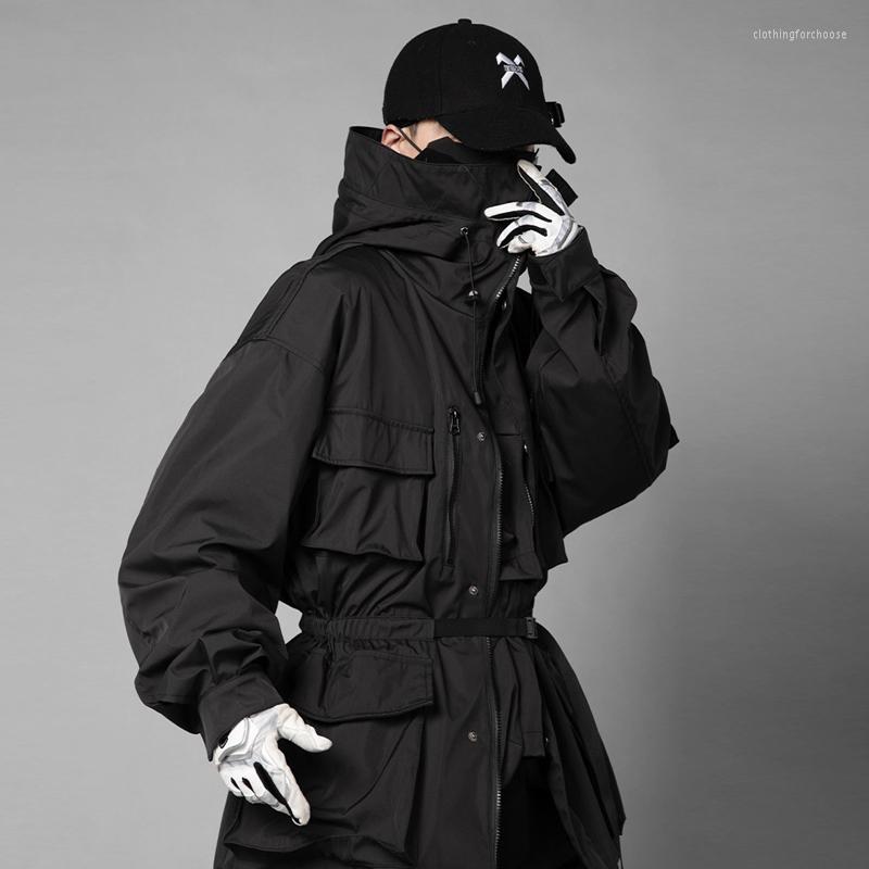 Men's Jackets 2023 Spring Black Waist Jacket Men's Loose Casual Three-Dimensional Multi-Pocket Cargo Coat #003
Men's Jackets 2023 Spring Black Waist Jacket Men's Loose Casual Three-Dimensional Multi-Pocket Cargo Coat #003
