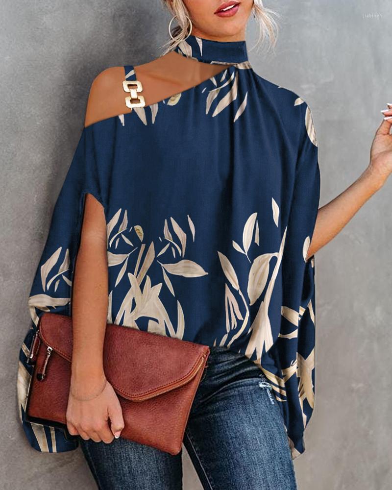 Women' Blouses Summer Women Leaf Chain Strap Cold Shoulder Cape Design Top 2023 Femme Casual Oversized Blouse Shirts Robe Lady Clothing, Black
Women' Blouses Summer Women Leaf Chain Strap Cold Shoulder Cape Design Top 2023 Femme Casual Oversized Blouse Shirts Robe Lady Clothing, Black
