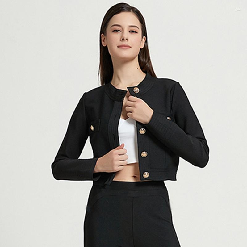 Women's Jackets 2023 Autumn Women's Long Sleeve Top Metal Buckle Jacket Bandage Casual Vacation Round Neck Black
Women's Jackets 2023 Autumn Women's Long Sleeve Top Metal Buckle Jacket Bandage Casual Vacation Round Neck Black