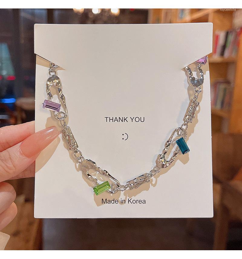 Choker Punk Zircon Metal Stitching Pin Necklace For Titanium Steel Necklaces Clavicle Chain Women Men Jewelry Hip Hop 2023 Gift
Choker Punk Zircon Metal Stitching Pin Necklace For Titanium Steel Necklaces Clavicle Chain Women Men Jewelry Hip Hop 2023 Gift