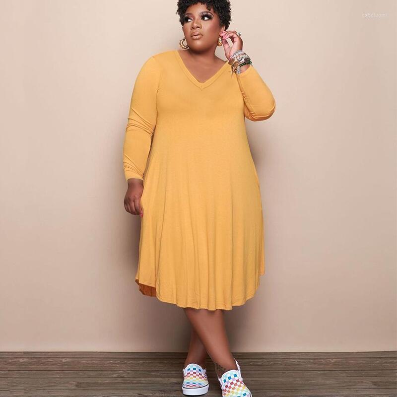 Plus Size Dresses T Shirt Dress Women Cotton Fall Clothes Solid Casual Long Sleeve Stretchy Drop Wholesale, Black
Plus Size Dresses T Shirt Dress Women Cotton Fall Clothes Solid Casual Long Sleeve Stretchy Drop Wholesale, Black