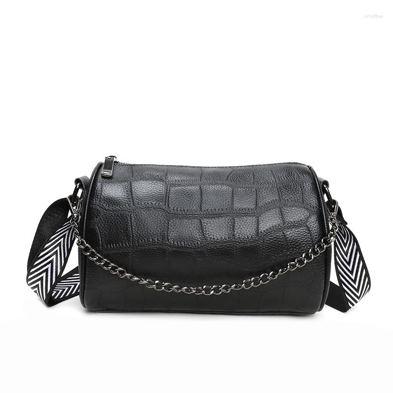 Evening Bags Stone Pattern Genuine Leather Women's Messenger Bag Ladies Chain Handbag Wide Strap Shoulder Soft Real Cowhide Crossbody, Black
Evening Bags Stone Pattern Genuine Leather Women's Messenger Bag Ladies Chain Handbag Wide Strap Shoulder Soft Real Cowhide Crossbody, Black