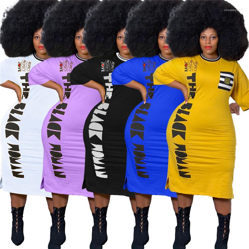 Plus Size Dresses Summer Women's Dress 2023 Short Sleeve Letter Print Fashion Casual Long Wholesale Maxi Drop, Black
Plus Size Dresses Summer Women's Dress 2023 Short Sleeve Letter Print Fashion Casual Long Wholesale Maxi Drop, Black