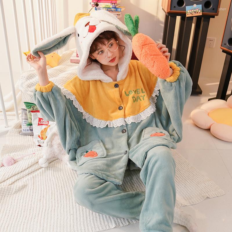 Women's Sleepwear Winter Pyjamas Flannel Pajamas Hooded Batwing Coral Fleece Nightgown Intensification Loose Version Women Keep Warm, Cm-1241
Women's Sleepwear Winter Pyjamas Flannel Pajamas Hooded Batwing Coral Fleece Nightgown Intensification Loose Version Women Keep Warm, Cm-1241