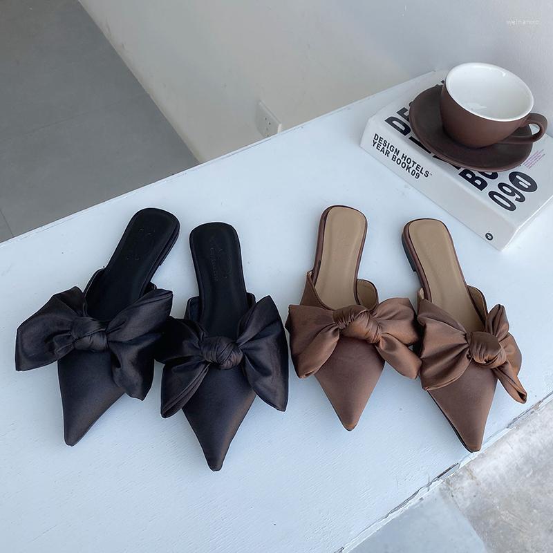 Slippers Women Casual Flats Heeled Shoes Woman Outdoor Slides Summer Bow Mules Single Drop, Black
Slippers Women Casual Flats Heeled Shoes Woman Outdoor Slides Summer Bow Mules Single Drop, Black