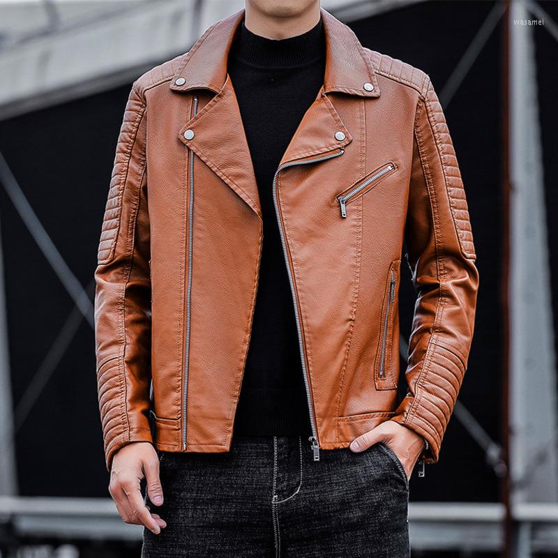 Men's Fur Korean Style Autumn Brand Vintage Leather Jacket Coat Men Spring Outfit Design Motor Biker Pocket PU For Male, Khaki
Men's Fur Korean Style Autumn Brand Vintage Leather Jacket Coat Men Spring Outfit Design Motor Biker Pocket PU For Male, Khaki