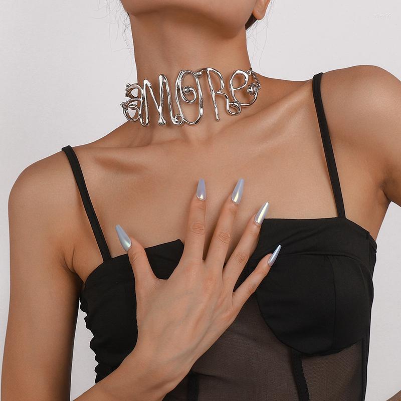 Choker Exaggerated Letters Necklace For Women Charms Party Fashion Necklaces Female Retro Elegant Lady Hip Hop Jewelry
Choker Exaggerated Letters Necklace For Women Charms Party Fashion Necklaces Female Retro Elegant Lady Hip Hop Jewelry