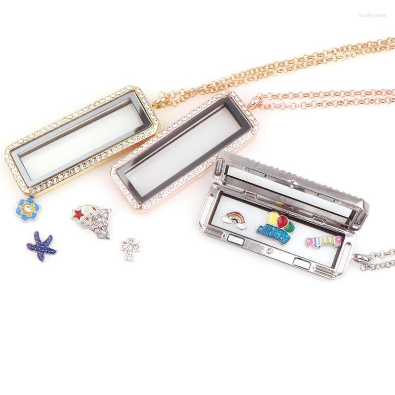 Pendant Necklaces 10Pcs/Lot Upright Rectangle Glass Living Memory Medaillon Locket Women Collares Jewelry Accessories Wholesale 
Pendant Necklaces 10Pcs/Lot Upright Rectangle Glass Living Memory Medaillon Locket Women Collares Jewelry Accessories Wholesale