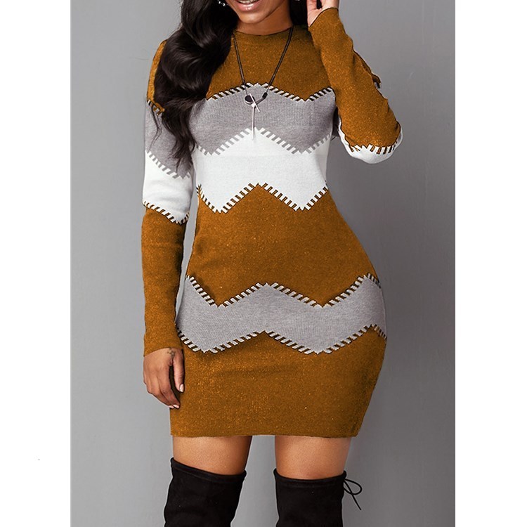 Casual Dresses Women Hip Spring Autumn Vintage Strip Befree Dress Large Big Sexy Boho Party Elegant 230217