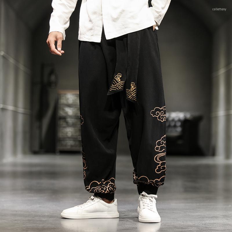 Men's Pants 2023 Men's Wied Leg Cotton Linen Casual Trousers Male Embroidery Men Jogging Sweatpants Streetwear Large, Red color
Men's Pants 2023 Men's Wied Leg Cotton Linen Casual Trousers Male Embroidery Men Jogging Sweatpants Streetwear Large, Red color