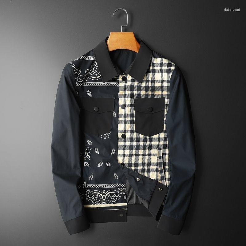 Men's Jackets 2023 Spring Lapel Tile Lattice Patchwork Vintage Bomber Jacket Japanese Streetwear Club Outfit Men Front Pocket, Black
Men's Jackets 2023 Spring Lapel Tile Lattice Patchwork Vintage Bomber Jacket Japanese Streetwear Club Outfit Men Front Pocket, Black