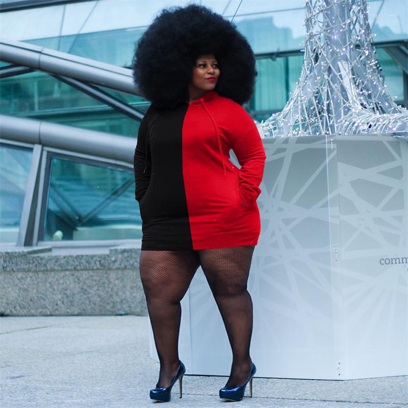 Plus Size Dresses For Women Long Sleeve Patchwork Hoodie Dress Casual Ladies Sexy Mini Black Wholesale Drop
Plus Size Dresses For Women Long Sleeve Patchwork Hoodie Dress Casual Ladies Sexy Mini Black Wholesale Drop