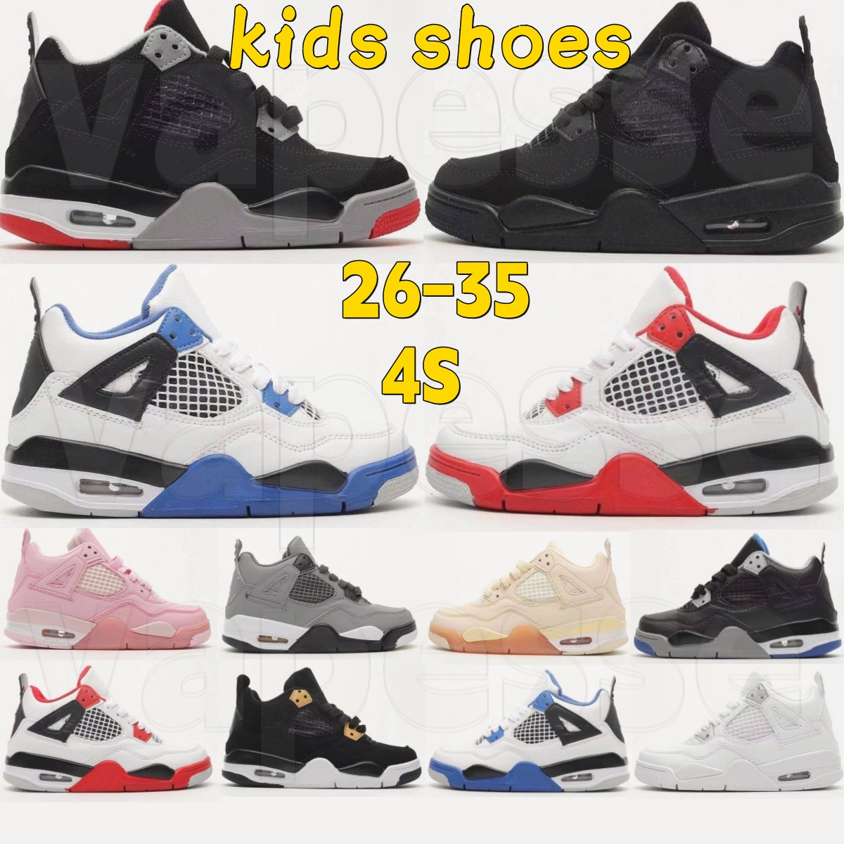 Kids Shoes Athletic Children Jumpman 4s Basketball Boys Girls Sports Boy shoes Sneakers B6OW#
Kids Shoes Athletic Children Jumpman 4s Basketball Boys Girls Sports Boy shoes Sneakers B6OW#