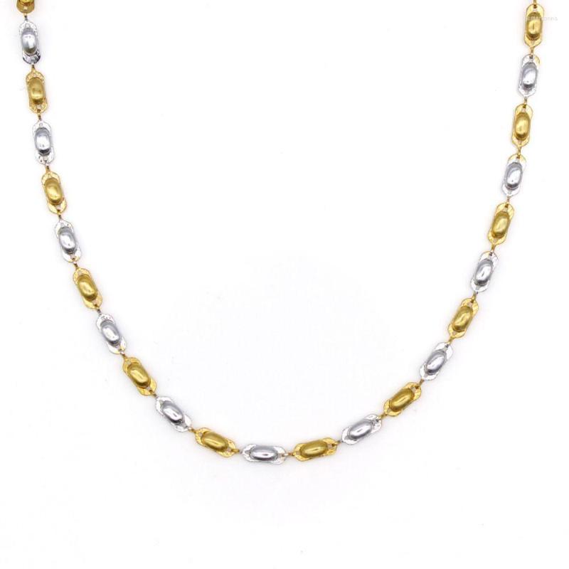 Chains FS High Quality Two-Tone Fashion And Simple Nice Necklace For Women & Men Of Jewelry Gift Collares
Chains FS High Quality Two-Tone Fashion And Simple Nice Necklace For Women & Men Of Jewelry Gift Collares