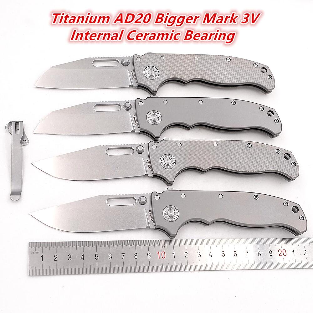 Andrew Demko 2022 Ad20.5 Shark Knife Ceramic Bearing Titanium Handle D2 Cold steel Folding Tactical Camping Hunting Pocket Knives EDC Tool Utility Knifes
Andrew Demko 2022 Ad20.5 Shark Knife Ceramic Bearing Titanium Handle D2 Cold steel Folding Tactical Camping Hunting Pocket Knives EDC Tool Utility Knifes