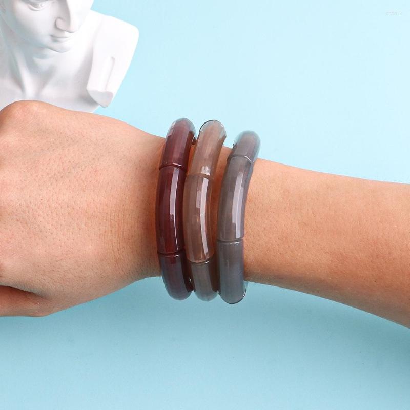 Strand Jewelry Elbow Section Elastic Bead Bracelet Jelly Colored Water Chestnut Round Tube
Strand Jewelry Elbow Section Elastic Bead Bracelet Jelly Colored Water Chestnut Round Tube