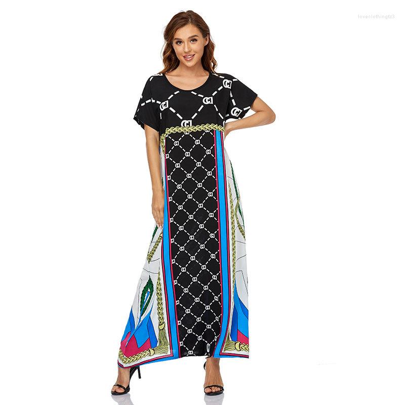 Ethnic Clothing Muslim Summer Dress For Women2023 Short Sleeve Print Hijab Abaya Turkey Islamic Ramadan Kuftan Long Robe Maxi Dresses
Ethnic Clothing Muslim Summer Dress For Women2023 Short Sleeve Print Hijab Abaya Turkey Islamic Ramadan Kuftan Long Robe Maxi Dresses