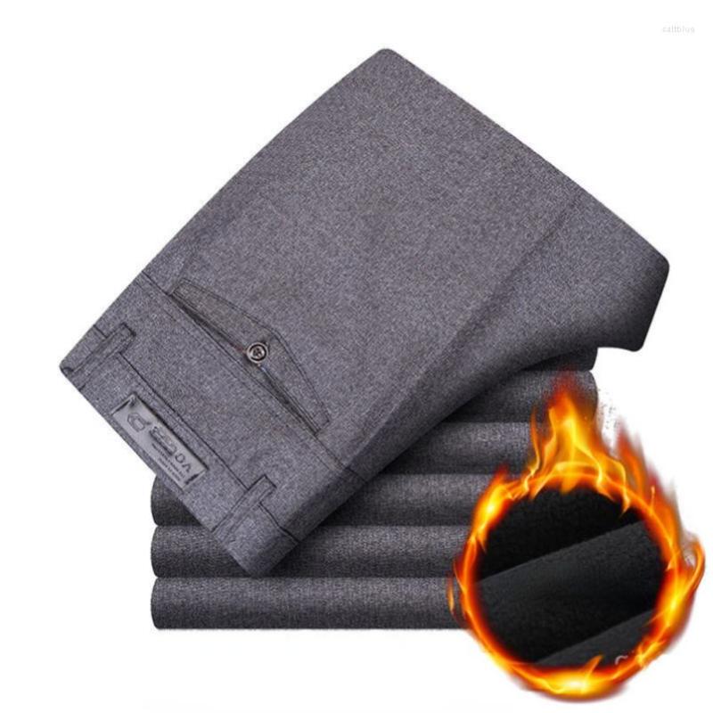 Men's Pants Men's Fleece Warm Casual Suit Winter Autumn Thick Classic Business Fashion Stretch Trousers Male Brand Clothes Howdfeo, Blue black thick
Men's Pants Men's Fleece Warm Casual Suit Winter Autumn Thick Classic Business Fashion Stretch Trousers Male Brand Clothes Howdfeo, Blue black thick