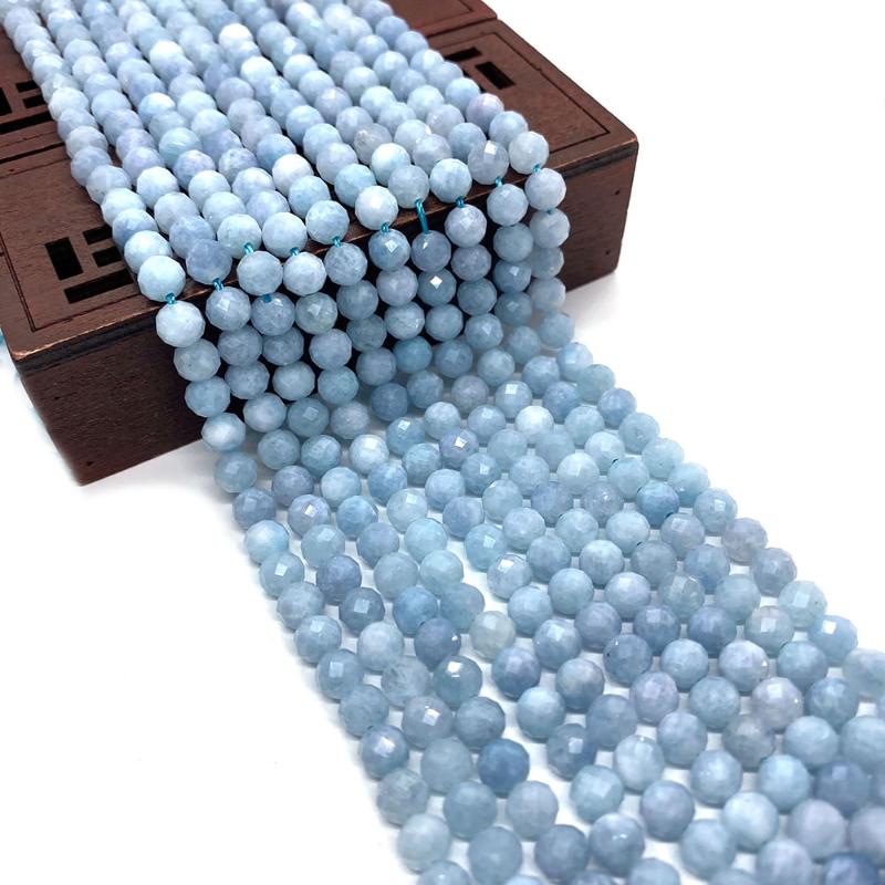 Beads Other Natural Stone Faceted Round 6mm Aquamarine For DIY Jewelry Handmade Bracelets Necklaces AccessoriesOther
Beads Other Natural Stone Faceted Round 6mm Aquamarine For DIY Jewelry Handmade Bracelets Necklaces AccessoriesOther