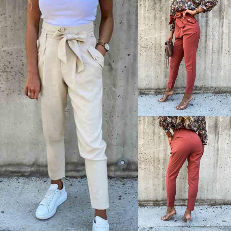 Women' Pants & Capris 2023 Bandage Ankle Length Spring Summer Casual Trousers Pencil Solid, Beige
Women' Pants & Capris 2023 Bandage Ankle Length Spring Summer Casual Trousers Pencil Solid, Beige