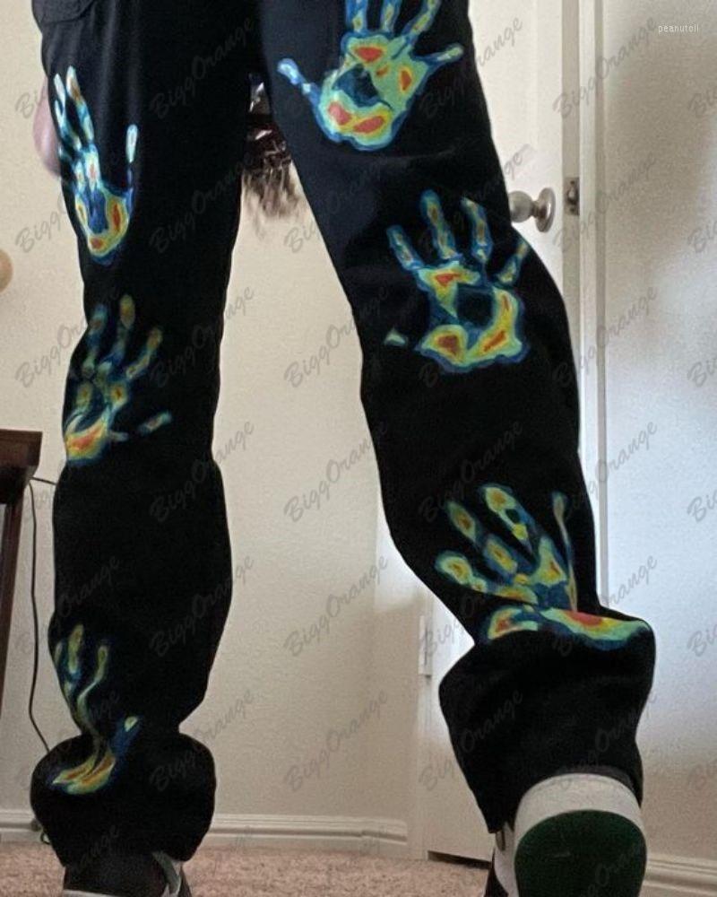 Men' Jeans Palm Print Men' Y2k Style Loose Slacks Street Hip Hop Fashion Pants Anime Clothing Cargo Men
Men' Jeans Palm Print Men' Y2k Style Loose Slacks Street Hip Hop Fashion Pants Anime Clothing Cargo Men