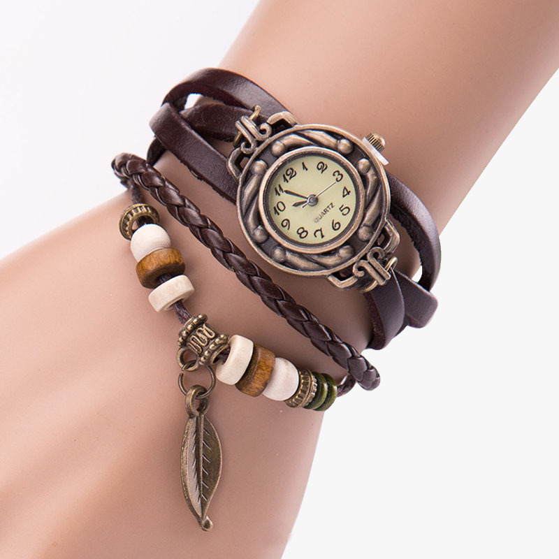 High Quality Women Genuine Leather Vintage Quartz Dress Watch Bracelet Wristwatches watch women luxury watch, Picture color
High Quality Women Genuine Leather Vintage Quartz Dress Watch Bracelet Wristwatches watch women luxury watch, Picture color