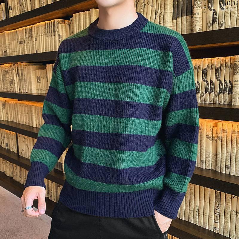 Men's Sweaters Winter Knitted Sweater Men's Women's Harajuku Casual Cotton Pullover Fashion Wide Stripes Thickened Round Neck, Pink
Men's Sweaters Winter Knitted Sweater Men's Women's Harajuku Casual Cotton Pullover Fashion Wide Stripes Thickened Round Neck, Pink