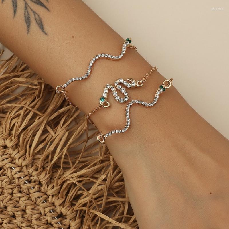 Charm Bracelets VSnow Bling Tortuous Cubic Zircon Snake Shape Bangles For Women Punk Rhinestone Gold Color Metal Jewelry
Charm Bracelets VSnow Bling Tortuous Cubic Zircon Snake Shape Bangles For Women Punk Rhinestone Gold Color Metal Jewelry
