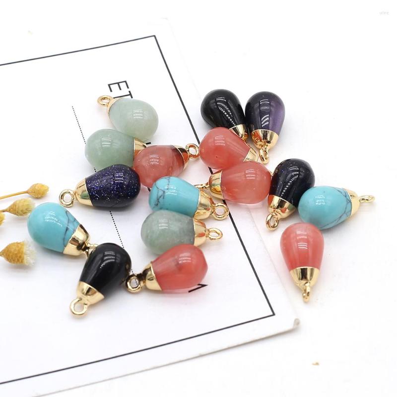Charms Natural Stone Pendant Water Drop Shape Exquisite For Jewelry DIY Necklace Bracelet Accessories Earring Making 10x18mm
Charms Natural Stone Pendant Water Drop Shape Exquisite For Jewelry DIY Necklace Bracelet Accessories Earring Making 10x18mm