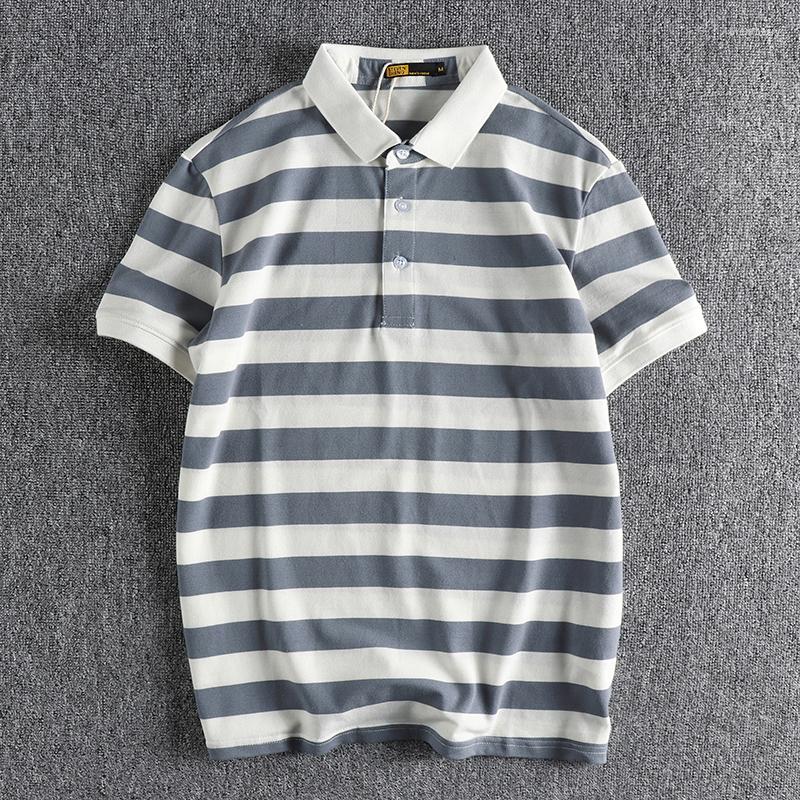 Men's Polos Fashion Soul Stripe Polo Shirt Men's Short Sleeve Stretch Beaded Mesh Casual Lapel T-shirt Top Wear 44, Blue
Men's Polos Fashion Soul Stripe Polo Shirt Men's Short Sleeve Stretch Beaded Mesh Casual Lapel T-shirt Top Wear 44, Blue