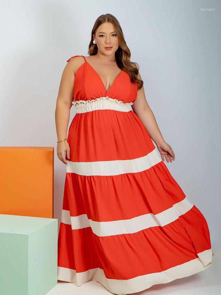 Plus Size Dresses Women Summer 2023 Maxi Sling Dress 5xl V Neck Backless Sexy Vacation Beach Wholesale Bulk Drop, Blue
Plus Size Dresses Women Summer 2023 Maxi Sling Dress 5xl V Neck Backless Sexy Vacation Beach Wholesale Bulk Drop, Blue