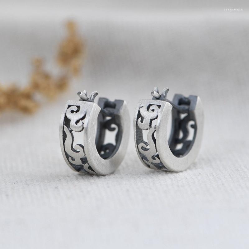 Hoop Earrings FNJ 925 Silver Round Lucky For Women Jewelry Pure S925 Sterling Earring Hollow
Hoop Earrings FNJ 925 Silver Round Lucky For Women Jewelry Pure S925 Sterling Earring Hollow