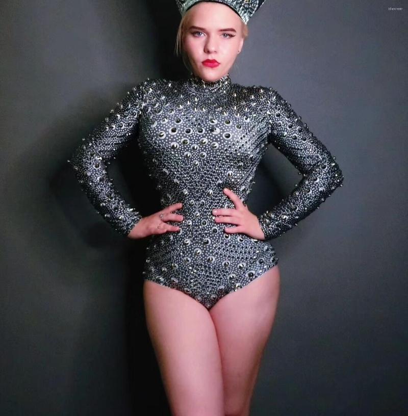 Stage Wear Women Shining Black Dot Crystals Elastic Tight-fitting Bodysuits Stretch Close-fitting Bodysuit DJ Singer Dancer Costume, Picture shown
Stage Wear Women Shining Black Dot Crystals Elastic Tight-fitting Bodysuits Stretch Close-fitting Bodysuit DJ Singer Dancer Costume, Picture shown