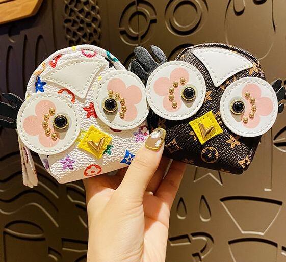 6style Creativity Owl Coin Purse Keychain Pendant Charm Jewelry Keyring Holder Fashion PU Leather Flower Grid Designer Metal Key Chain
6style Creativity Owl Coin Purse Keychain Pendant Charm Jewelry Keyring Holder Fashion PU Leather Flower Grid Designer Metal Key Chain
