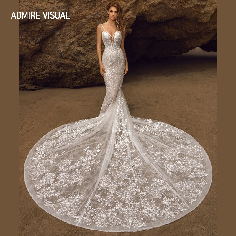 Party Dresses est Wedding Dress Mermaid Lace Deep V Neck Neckline Long Open Back Custom Made Plus Size Bride Gown Vestidos De Novia 230217, Blue
Party Dresses est Wedding Dress Mermaid Lace Deep V Neck Neckline Long Open Back Custom Made Plus Size Bride Gown Vestidos De Novia 230217, Blue