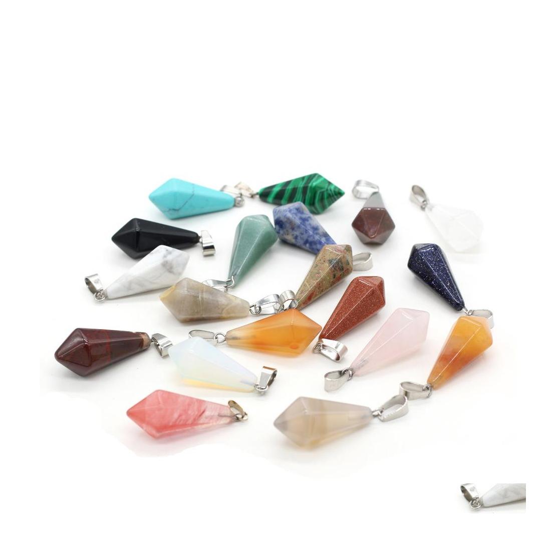 Charms 13X28Mm Natural Stone Cone Pendum Pendant Rose Quartz Healing Reiki Crystal Finding For Diy Necklaces Women Fashion Jewelry S Dhyps
Charms 13X28Mm Natural Stone Cone Pendum Pendant Rose Quartz Healing Reiki Crystal Finding For Diy Necklaces Women Fashion Jewelry S Dhyps