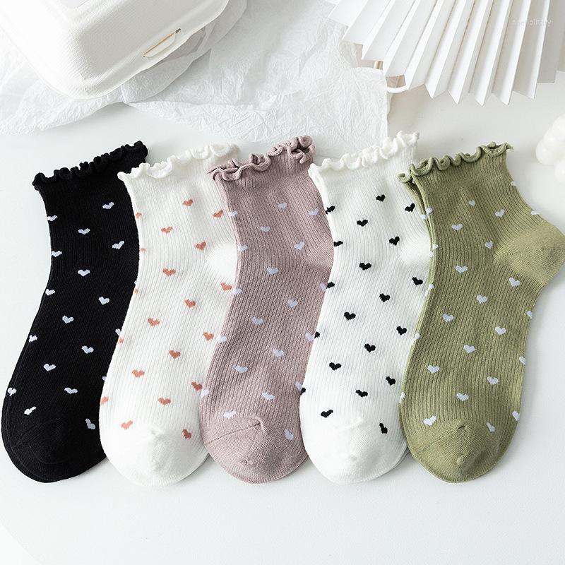 Women Socks 3 Pairs/Lot Cute Love Heart Printed Pack Japanese Simplicity Elegant Ladies Short Sox Cotton Soft Breathable Wife
Women Socks 3 Pairs/Lot Cute Love Heart Printed Pack Japanese Simplicity Elegant Ladies Short Sox Cotton Soft Breathable Wife