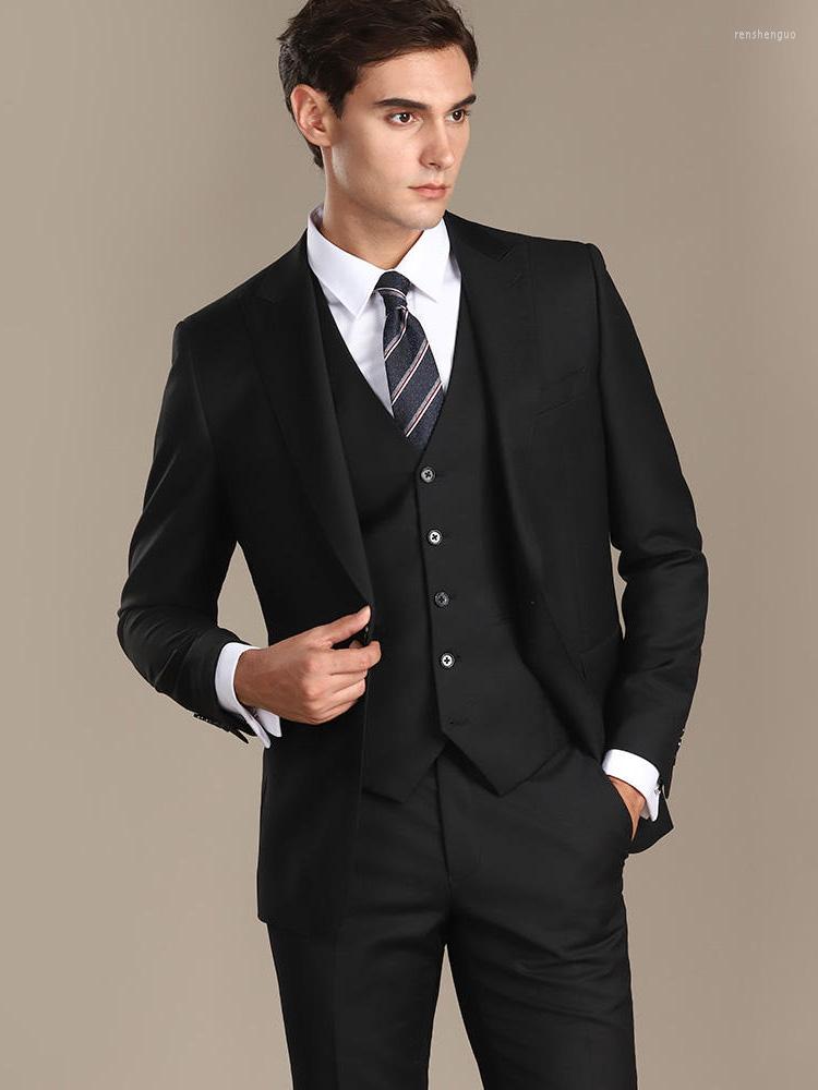 Men's Suits 70% Wool Luxury Black Set For Men Slim Fit Casual Style Wedding Groom Wear Businessman Daily Clothing Blazer Vest Pant 58A, Blazer only
Men's Suits 70% Wool Luxury Black Set For Men Slim Fit Casual Style Wedding Groom Wear Businessman Daily Clothing Blazer Vest Pant 58A, Blazer only