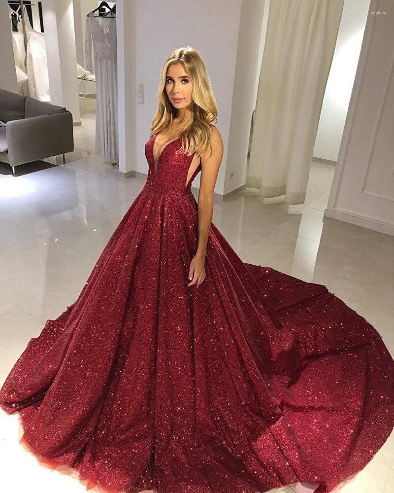 Runway Dresses Glittering Gold Sequin Evening 2023 Backless Party Gowns V-neck Sparkle Burgundy Ball Gown Prom Dress, Blue
Runway Dresses Glittering Gold Sequin Evening 2023 Backless Party Gowns V-neck Sparkle Burgundy Ball Gown Prom Dress, Blue