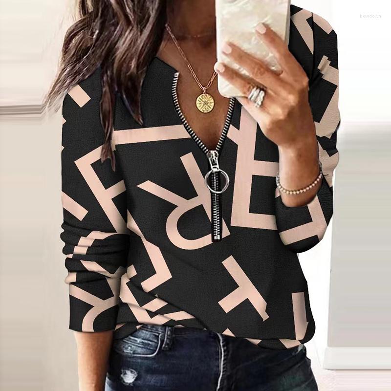 Women' Blouses Women Casual Printed Autumn Winter Fashion Long Sleeves Zipper V Neck Pullovers Streetwear Elegant Female Party Tops, Light brown
Women' Blouses Women Casual Printed Autumn Winter Fashion Long Sleeves Zipper V Neck Pullovers Streetwear Elegant Female Party Tops, Light brown