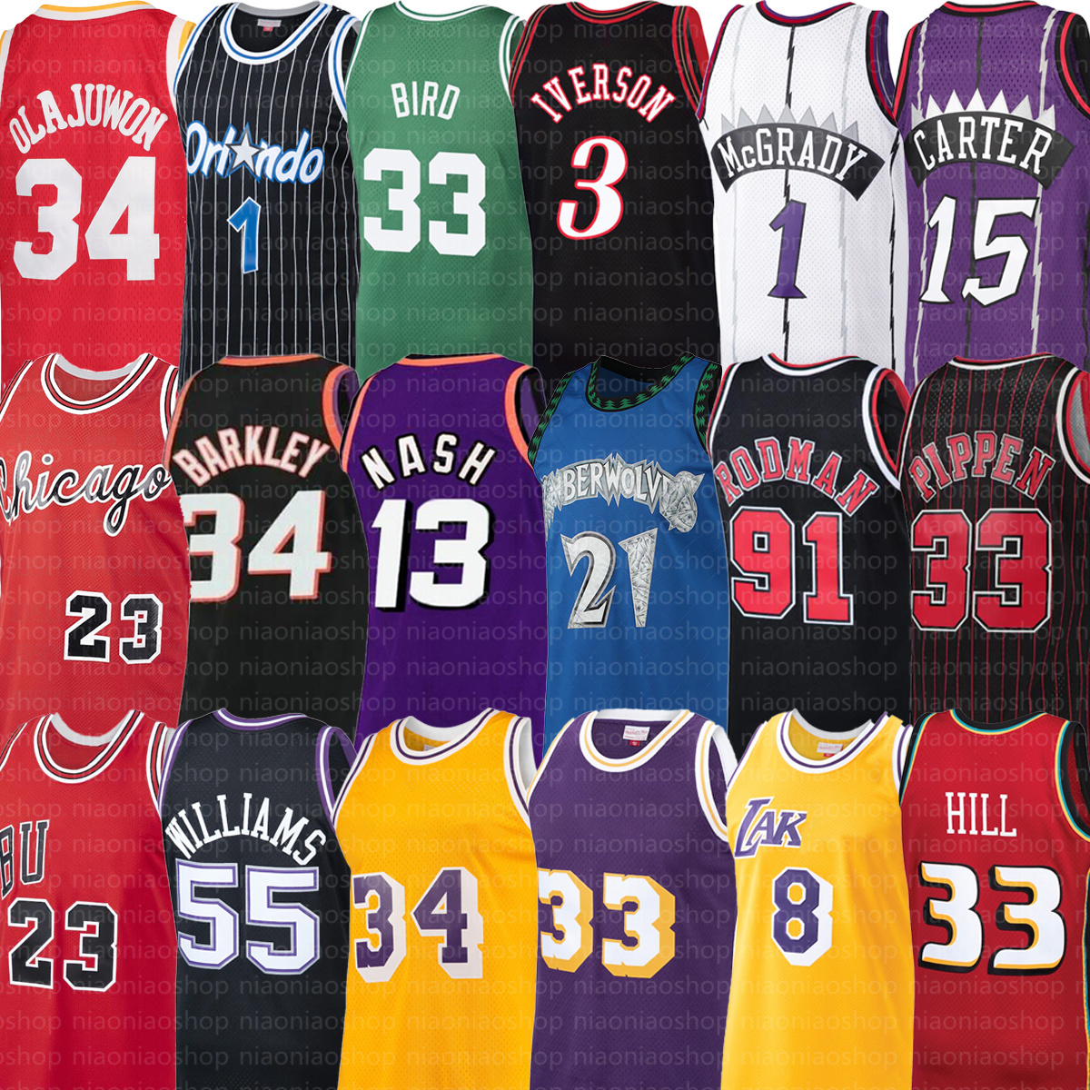 Mitchell and Ness Vintage Stitched Retro Basketball Jersey Iverson Vince Carter McGrady Nash Barkley Rodman Pippen Michael Hardaway Bird Garnett Classics Jerseys, Retro jersey
Mitchell and Ness Vintage Stitched Retro Basketball Jersey Iverson Vince Carter McGrady Nash Barkley Rodman Pippen Michael Hardaway Bird Garnett Classics Jerseys, Retro jersey