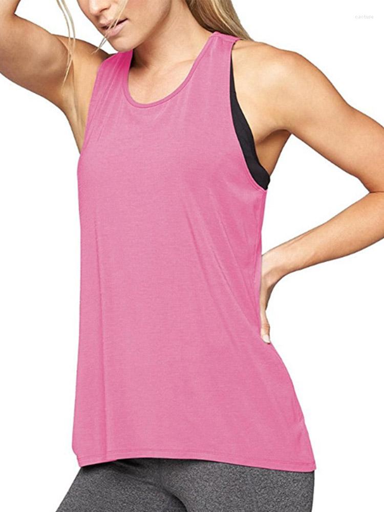 Active Shirts 2023 Women Yoga Top Sports Shirt Tank Loose Ladies Workout Tops, Black
Active Shirts 2023 Women Yoga Top Sports Shirt Tank Loose Ladies Workout Tops, Black