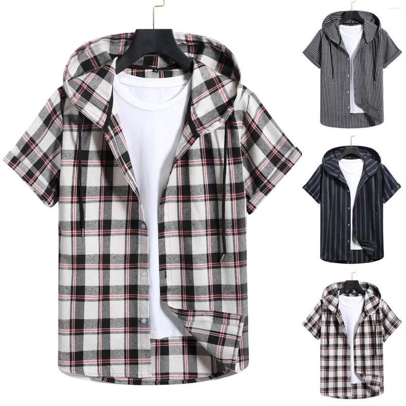 Men' T Shirts Men Shirt Plaid Casual Loose Fit Top Street Wear Blouse Tops For Spring Autumn Solid Geometric Holiday, Black
Men' T Shirts Men Shirt Plaid Casual Loose Fit Top Street Wear Blouse Tops For Spring Autumn Solid Geometric Holiday, Black