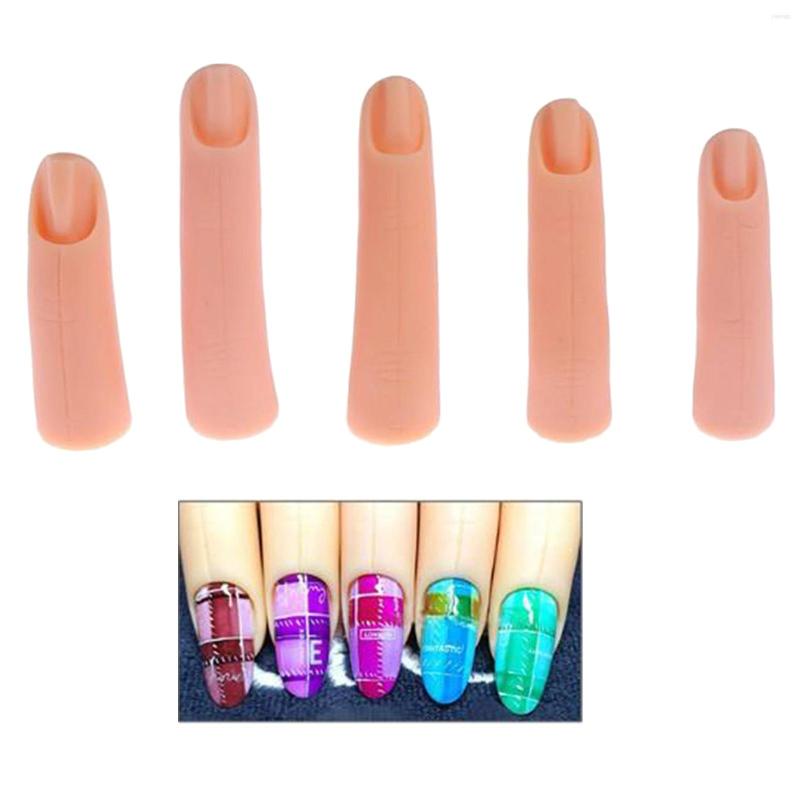 False Nails 5Pcs Silicone Adjustable Practice Nail Art Trainer Training Fingers Manicure, Without magnet
False Nails 5Pcs Silicone Adjustable Practice Nail Art Trainer Training Fingers Manicure, Without magnet